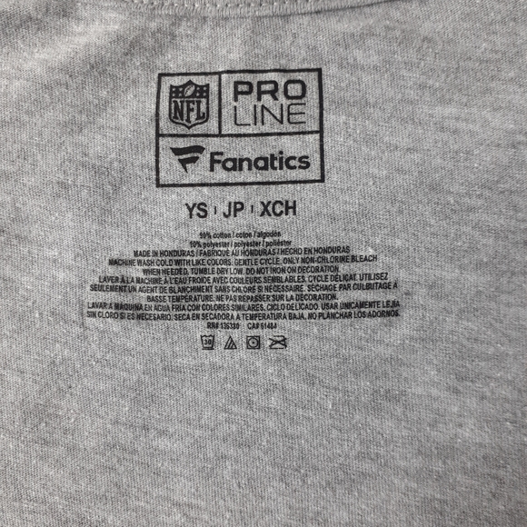 Green Bay Packers boys gray long-sleeve t-shirt - Picture 8 of 8